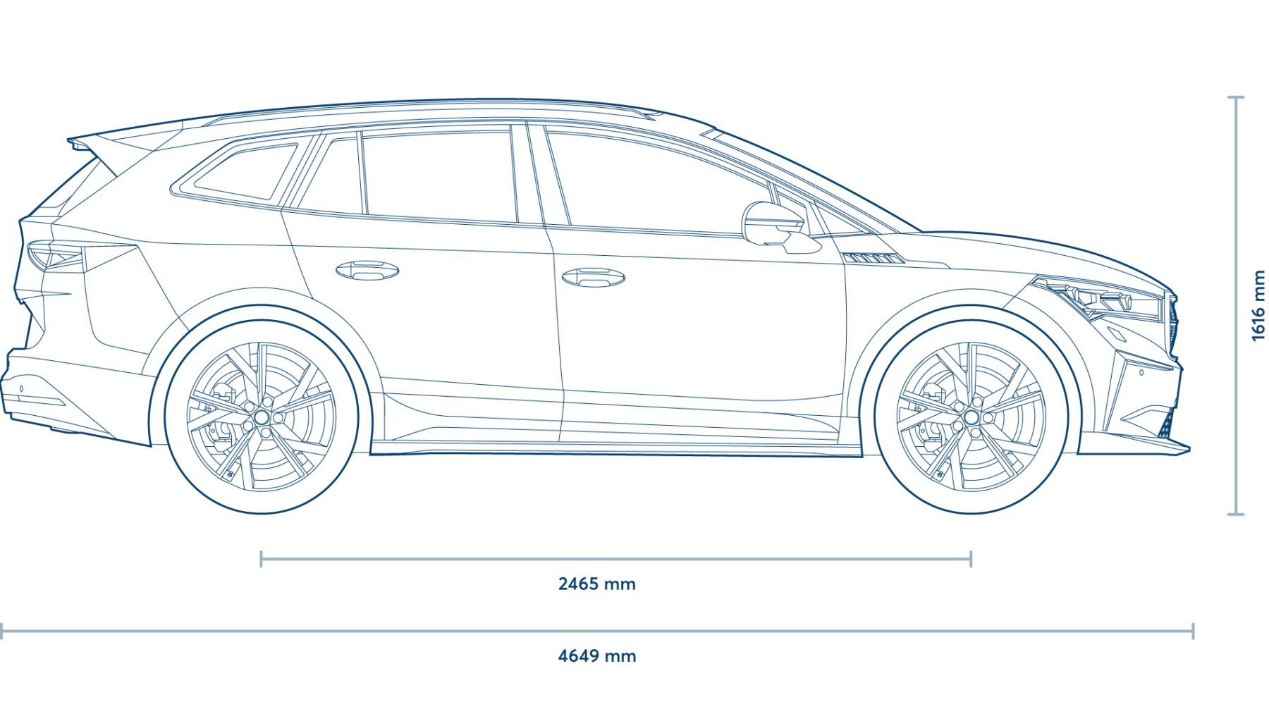 Technische Zeichnung Fahrzeug